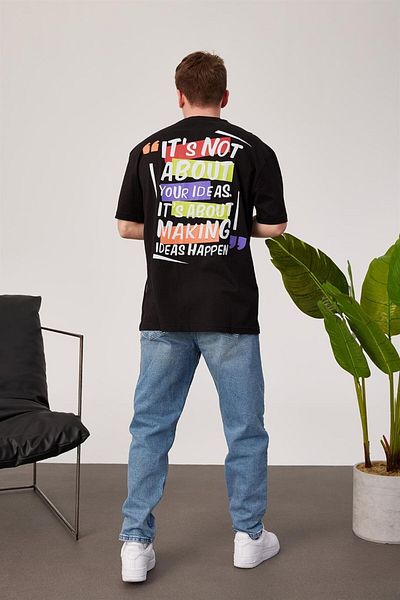 NOMARC Idea Μαύρο Tshirt