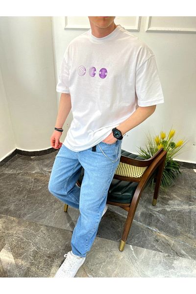 NOMARC Σύμβολο Λευκό Tshirt