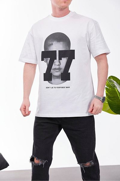 NOMARC 77 Don't Lie Λευκό T-shirt