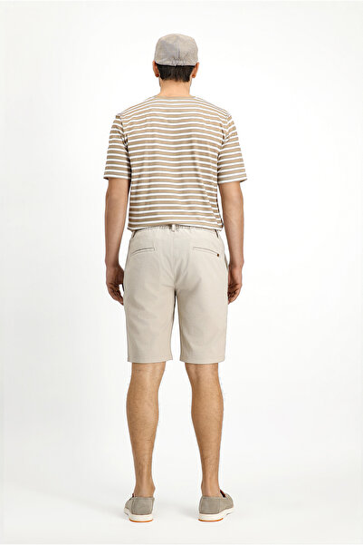 Kiğılı Βαμβακερό ριγέ μπλουζάκι με κανονική εφαρμογή με λαιμόκοψη