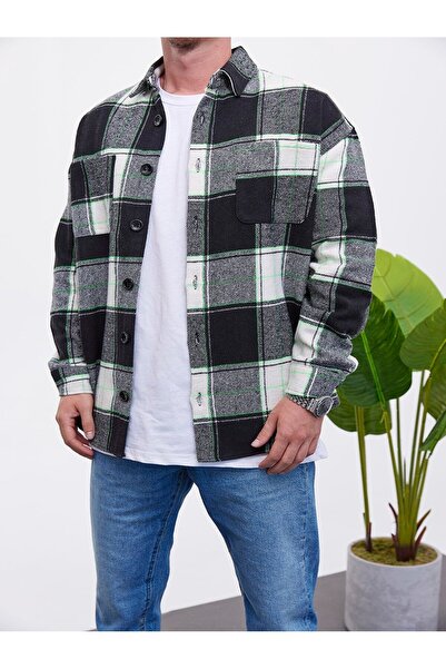 NOMARC Чорно-сіра картата сорочка