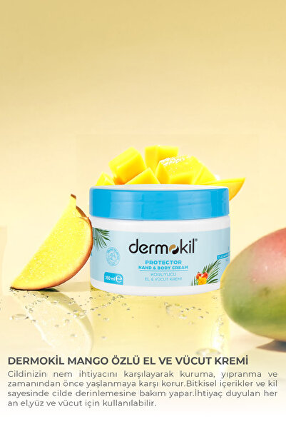 Dermokil Doğal Mango Özlü El Ve Vücut Kremi 250 ml