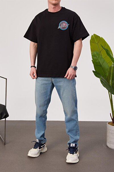 NOMARC Ανδρικό μπλουζάκι Λος Άντζελες μαύρο