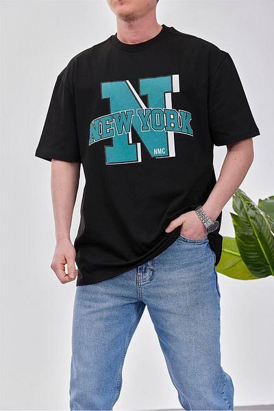 NOMARC Νέα Υόρκη Μαύρο Tshirt