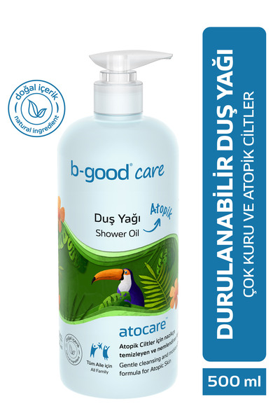 b-good care Atocare Duş Yağı Çok Kuru Ve Atopik Ciltler Için Nemlendirici Beb...