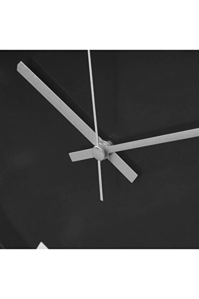 Evidea Deco Elegant Curves Duvar Saati - Gümüş - 30 cm