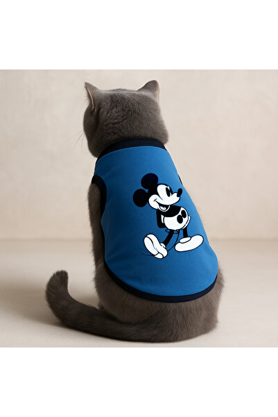 Monopetz Polar Köpek Ve Kedi Kıyafeti - M Beden - Mavi Mickey Mouse