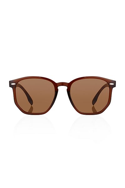 Kinary Unisex Sunglasses Brown Shiny 2020