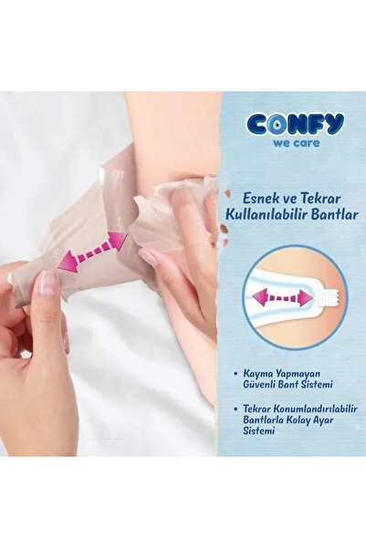 Confy Premium 4 Numara Bebek Bezi Maxi 7 - 14 Kg 48 Adet