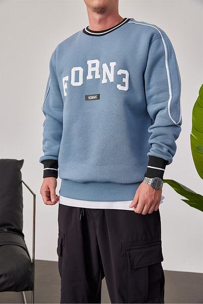NOMARC Суитшърт Forn3 Mavi