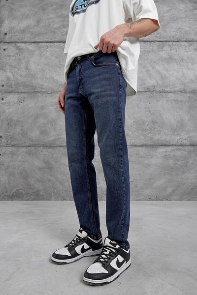 NOMARC Navy Blue Kp Relax Fit Jean