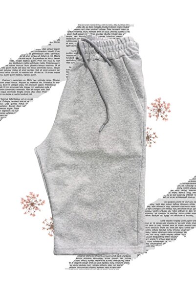 VERSCOVE 2 iplik rahat kalıp mevsimlik Maxi penye şort