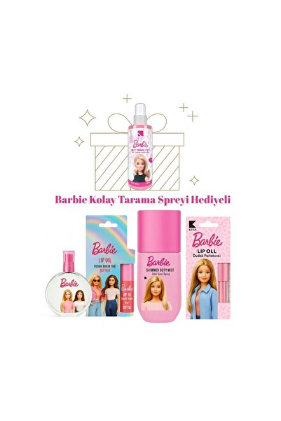Barbie Lisanslı Parfüm, Cilt ve Dudak Bakım Seti