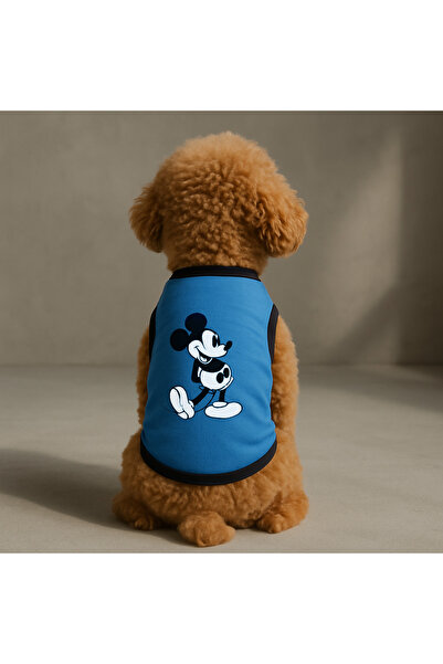 Monopetz Yeni Sezon Köpek Ve Kedi Kıyafeti - Mavi Mickey Mouse