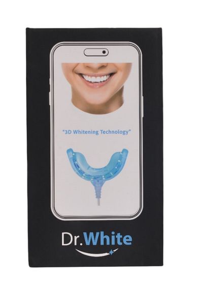 Dr.White جهاز تبييض الأسنان الذكي بتقنية الضوء الأزرق الأبيض من دكتور وايت، قلم بنكهة النعناع 1 و2