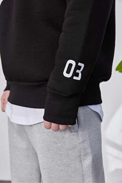 NOMARC Μαύρο φούτερ Fatry