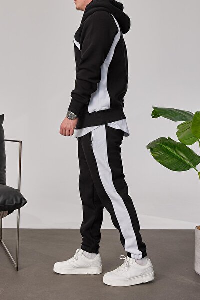 NOMARC Μαύρο μπλουζάκι με κουκούλα