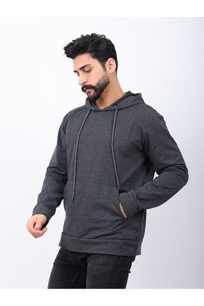 VERSCOVE Φούτερ Kangaroo με τσέπη Hoodie 2 κλωστών Εποχιακή κανονική εφαρμογή