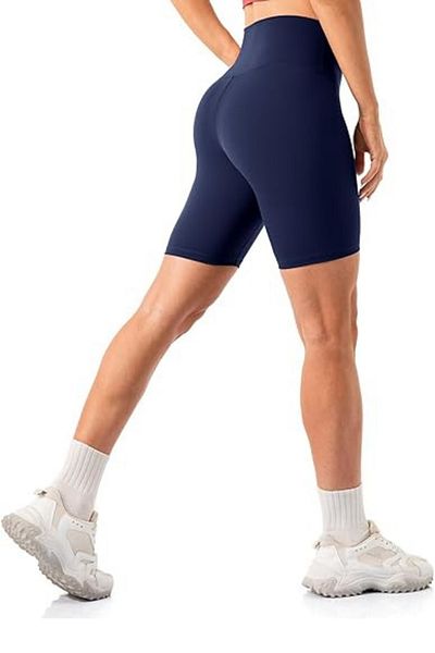 Thestiluxe Jambiere scurte elastice cu talie înaltă în 4 direcții Yoga, sport și utilizare zilnică
