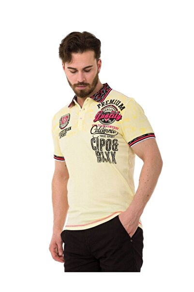 Cipo & Baxx Μπλουζάκι με μοτίβο πόλο με λαιμόκοψη CT738