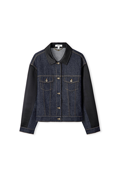İpekyol Saten mix denim ceket