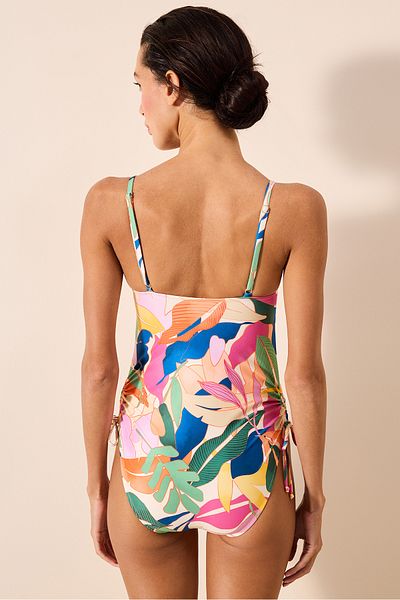 Penti Magnolia Multicolored Strapless Underwire Swimsuit