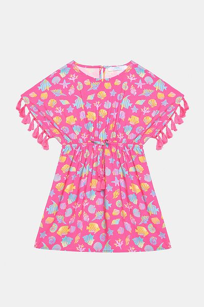 Penti Girl's Ocean Multicolor Caftan