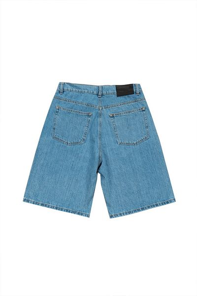 UKHWD SUPPLY Light Blue Baggy Denim Urban Jort Men's Shorts Uk1450Mva