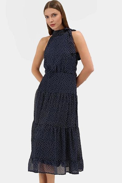 PayBuy Chiffon Woven a Line Polka Dot Dress Summer High Quality Stylish Appearance Modern Style