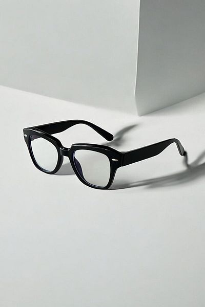 REN EYEWEAR نظارات شاشة شفافة ذات إطار سميك من STAKE مع حماية من الضوء الأزرق