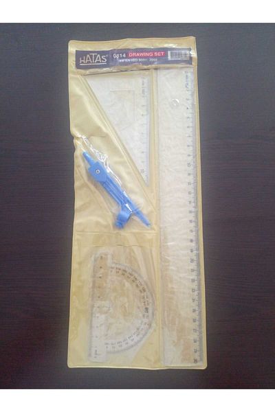 HATAS 0814 Drawing Set Economical with Compasses