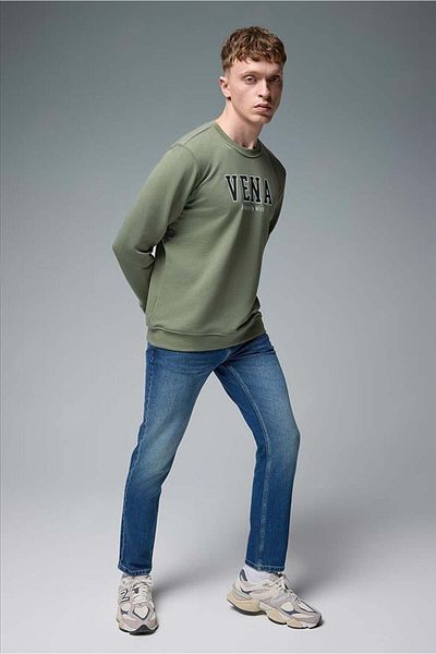 VENA Ανδρικό παντελόνι Edward Fashion Dark Blue Slim Straight Jean