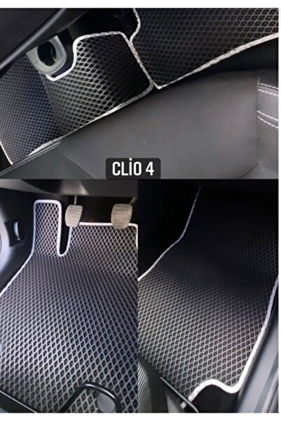 Genel Markalar RENAULT CLİO 4 AKILLI OTO PASPAS SİYAH RENK SİYAH ŞERİT