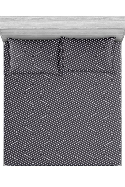 Leruum London طقم ملاءات سرير فردية مرنة واسعة من رانفورس مقاس 120×200 وغطاء وسادة واحد، طقم ملاءات قطنية