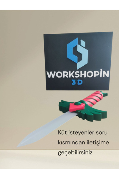 Workshopin3D Squid game knife (Bıçak) kesici değil 30 cm
