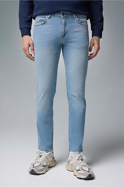 VENA Ανδρικό παντελόνι Edward Med Blue Slim Straight Jean