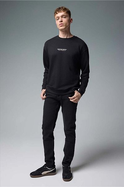 VENA Ανδρικό παντελόνι Edward Black Slim Straight Jean - 14505b-603