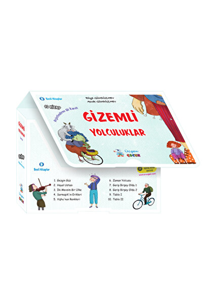 3K YAYIN Üçgen Yayıncılık Üçgen Çocuk GİZEMLİ YOLCULUKLAR Hikaye Serisi 10 Ki...