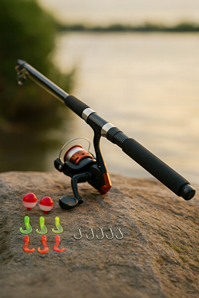 CMT Tam Takim Çantali Orta Boy 2,10 Metre Teleskopi̇k Kamiş Olta Seti̇ Takimi