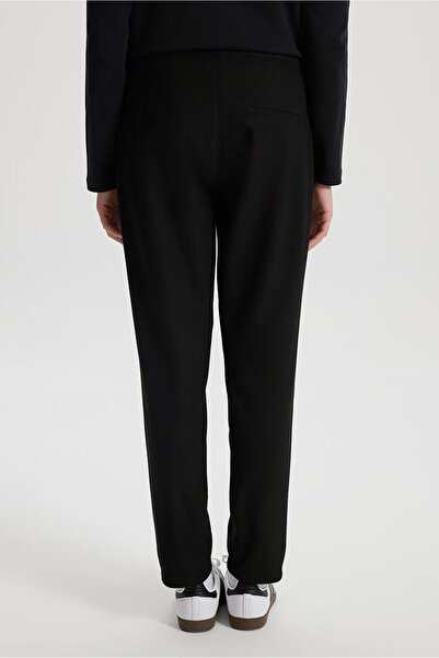 VENA Kadın Alian SiyahBeli Lastikli Kaşe Pantolon