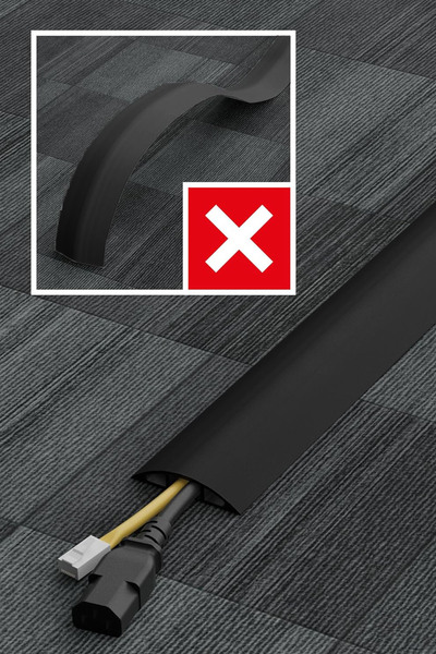 Greentech Esnek Kablo Kanalı Siyah / GT-KK06