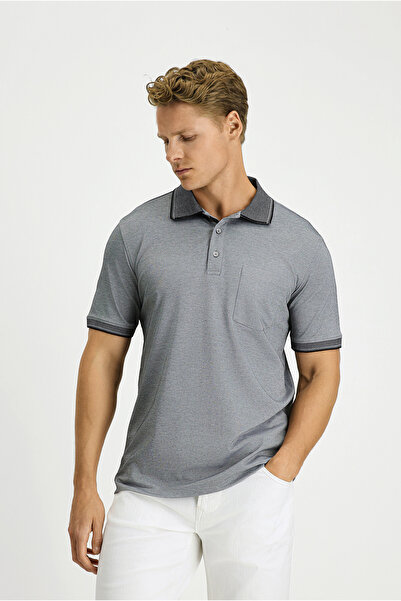 Kiğılı Βαμβακερό μπλουζάκι με κανονική εφαρμογή Polo Neck