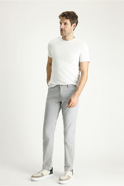 Kiğılı Relax Fit Relaxed Cut Patterned Lycra Canvas / Chino Pants
