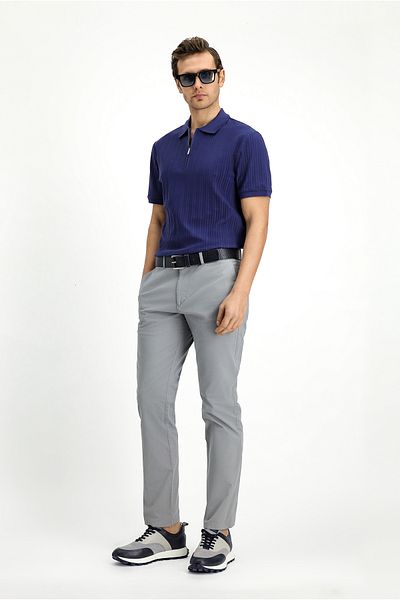 Kiğılı Regular Fit Lycra Canvas / Chino Pants