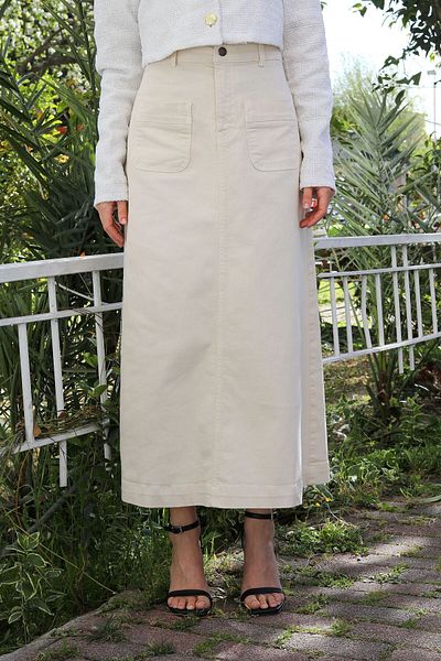 VELLICHOR Hijab Skirt Ecru