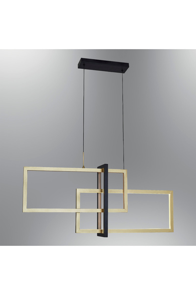 Özcan Aydınlatma 4158-1Ad-20 Square 3'Lü Dikey Sarkıt Eskitme