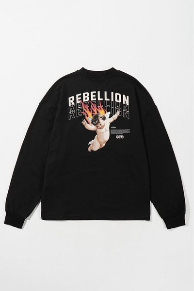 No Future Nice36 Rebellion Oversize Sweatshirt Nf0552Sy