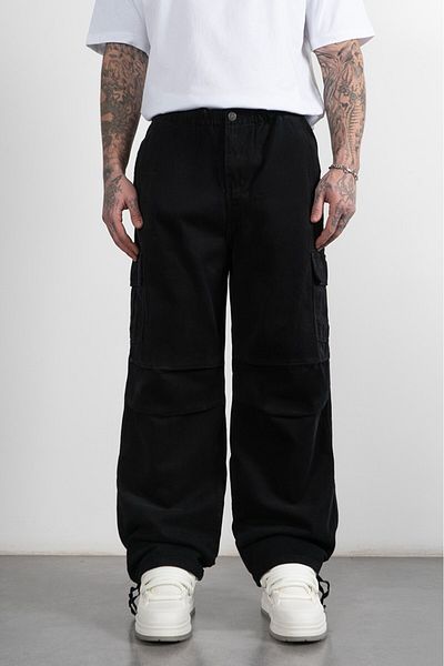 UKHWD SUPPLY Men's Trousers - Parachute Cargo Pocket, Uk1198Sy