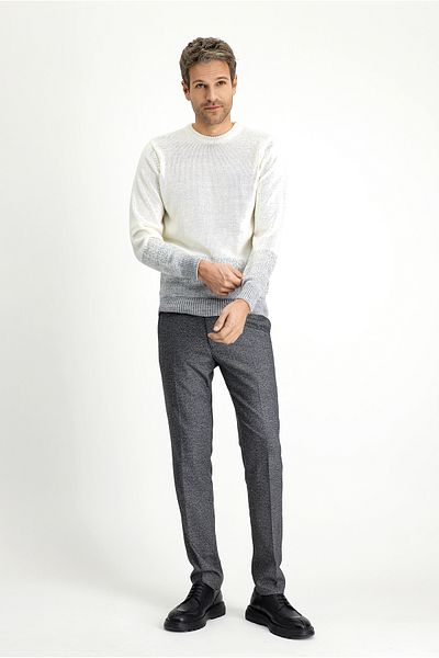 Kiğılı Crew Neck Regular Fit Patterned Knitwear Sweater