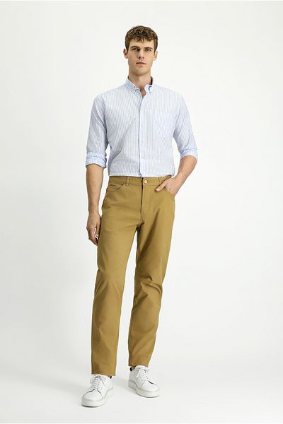Kiğılı Slim Fit Slim Fit Lycra Canvas / Chino Trousers